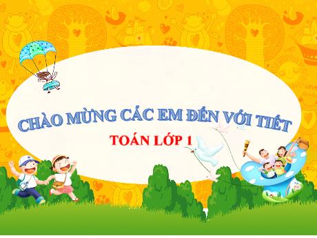 Bài giảng Toán Lớp 1 - Bài 15: Vị trí định hướng trong không gian